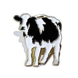 1983 Woody Jackson Cow Pin Farm Fashion Jewelry from Ben & Jerry's Ad